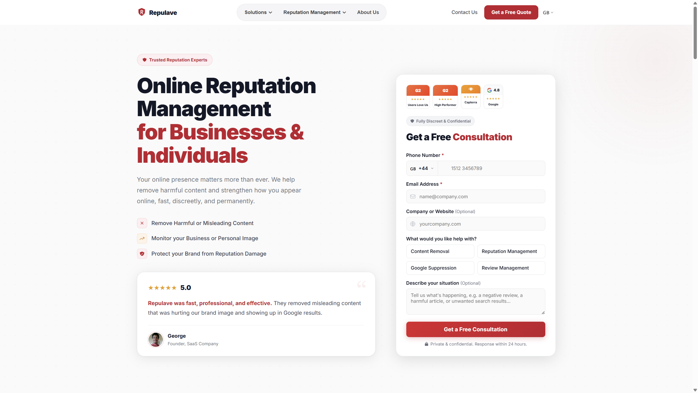 Repulave – Online Reputation Management